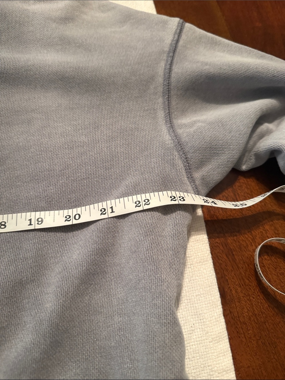Free People Washed Gray Mock Neck Tunic Sweatshirt - Picture 9 of 11